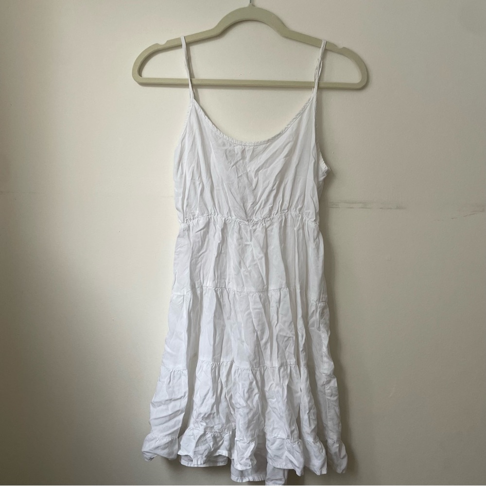 Flowy white dress